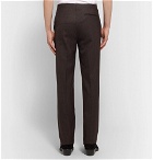Raf Simons - Brown Slim-Fit Checked Wool Suit Trousers - Brown