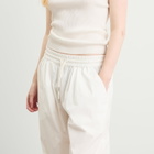 ST. Agni Women's Everyday Drawstring Pants in White