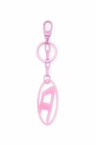 Diesel Oval D charm/key ring in metal and resin - Charms and Keyrings - Unisex - Pink