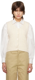 Dunst Beige Buttoned Vest