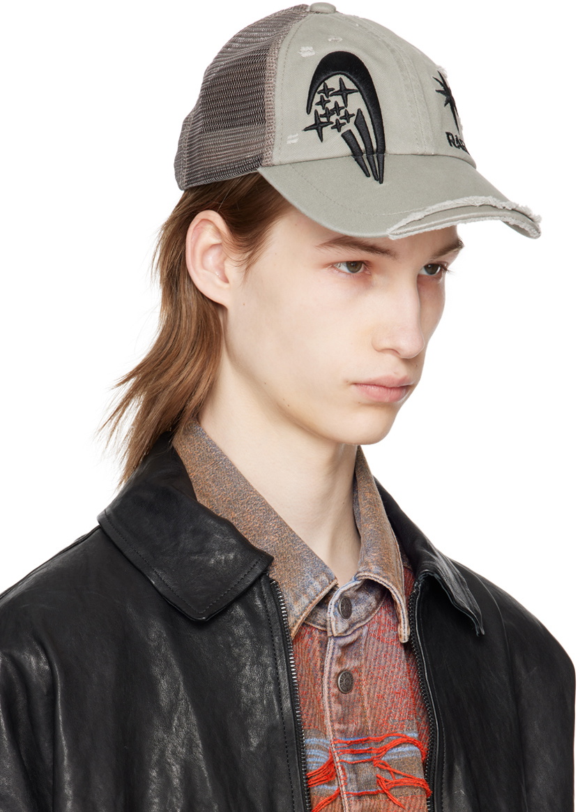 Raga Malak Gray Suba Trucker Cap Raga Malak
