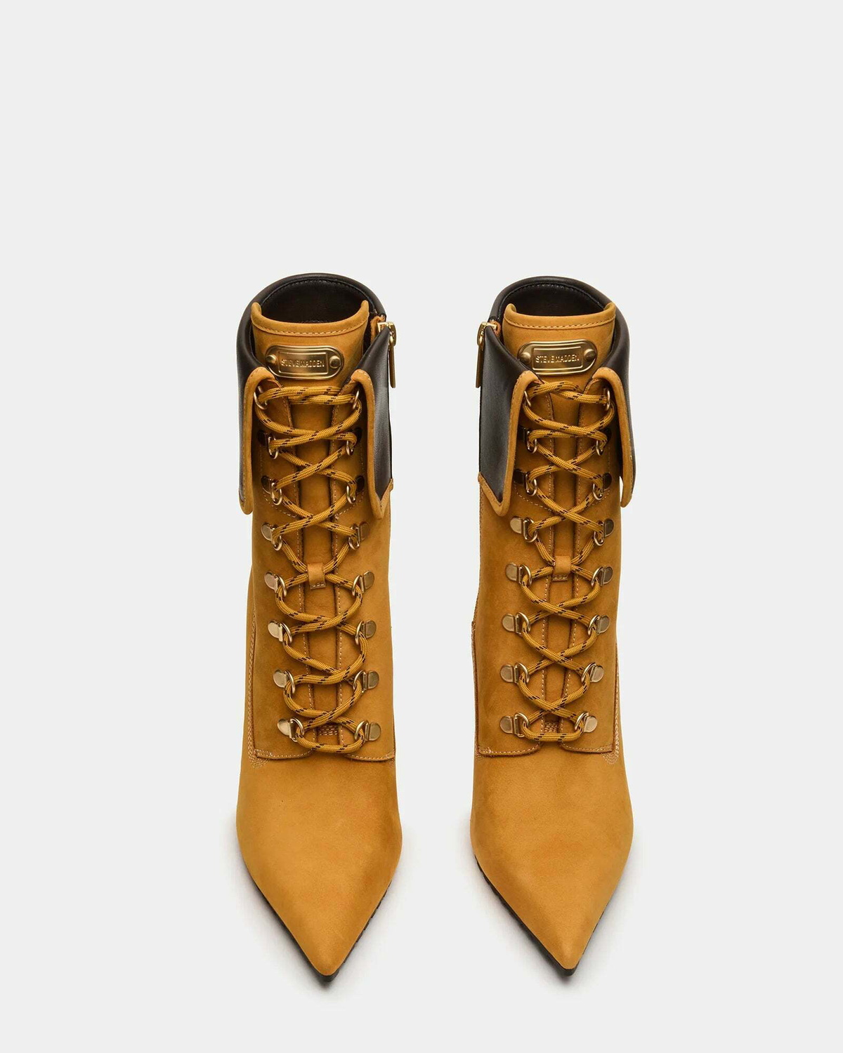 Steve Madden Morals Booties in Tan Nubuck