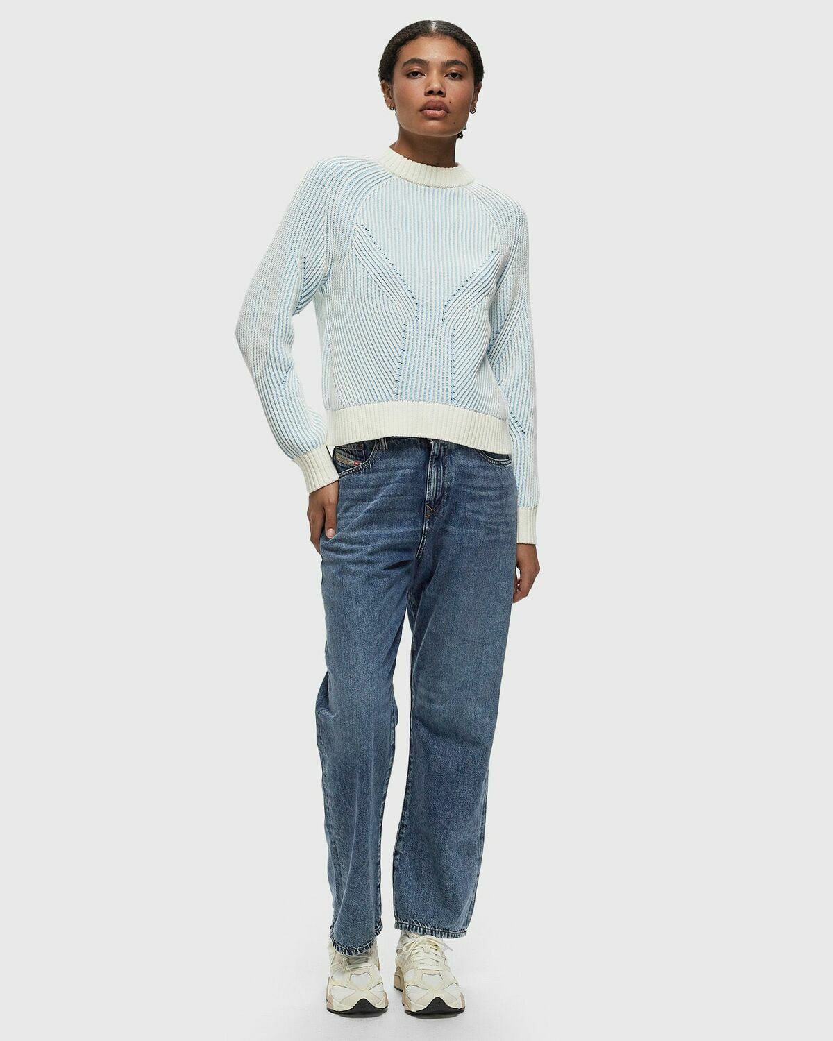 Envii Encaroline Ls Knit 5190 Blue Pullovers