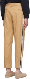BOSS Tan Tapered Trousers