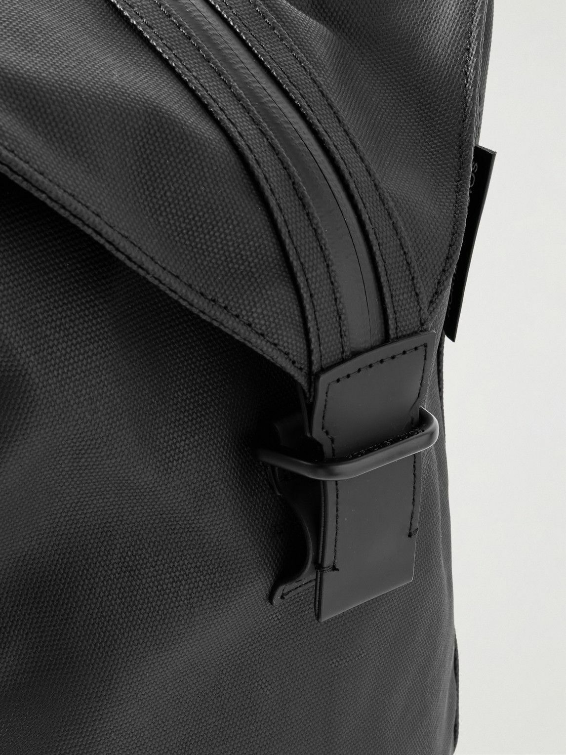 HORIZN STUDIOS - SoFo L Leather and Grosgrain-Trimmed Canvas Weekend Bag
