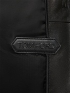 TOM FORD Grained Leather Down Bomber Jacket
