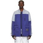 Colmar A.G.E. by Shayne Oliver Blue and Silver Colorblocked Jacket