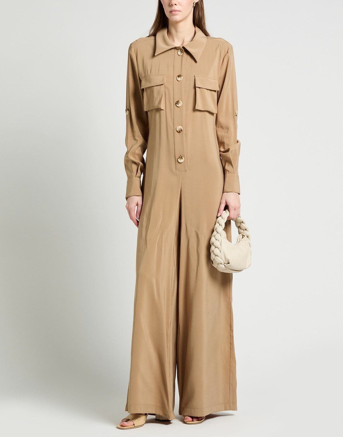 Jijil Womens Jumpsuit Sand