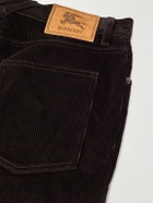Burberry - Fred Straight-Leg Cotton-Corduroy Trousers - Brown