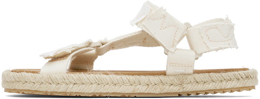 Maison Margiela Off-White Patchwork Hiking Sandals Maison