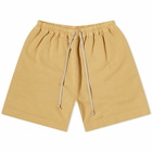 Rick Owens DRKSHDW Women's Longline Boxer Shorts in Mustard