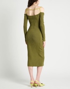 Jacquemus Womens Midi dress Military in Green