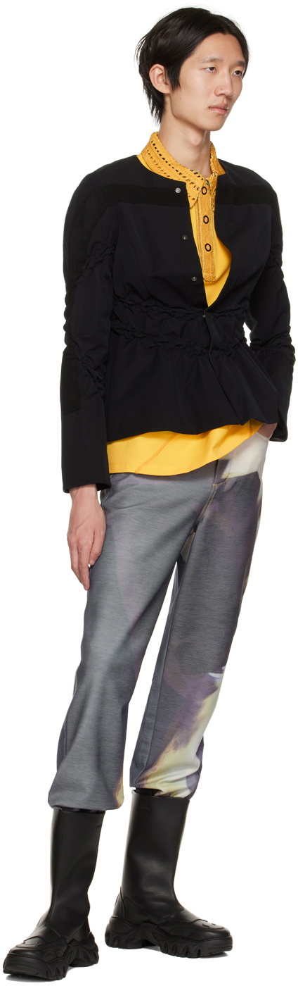 PONDER.ER SSENSE Exclusive Black Bolt Jacket