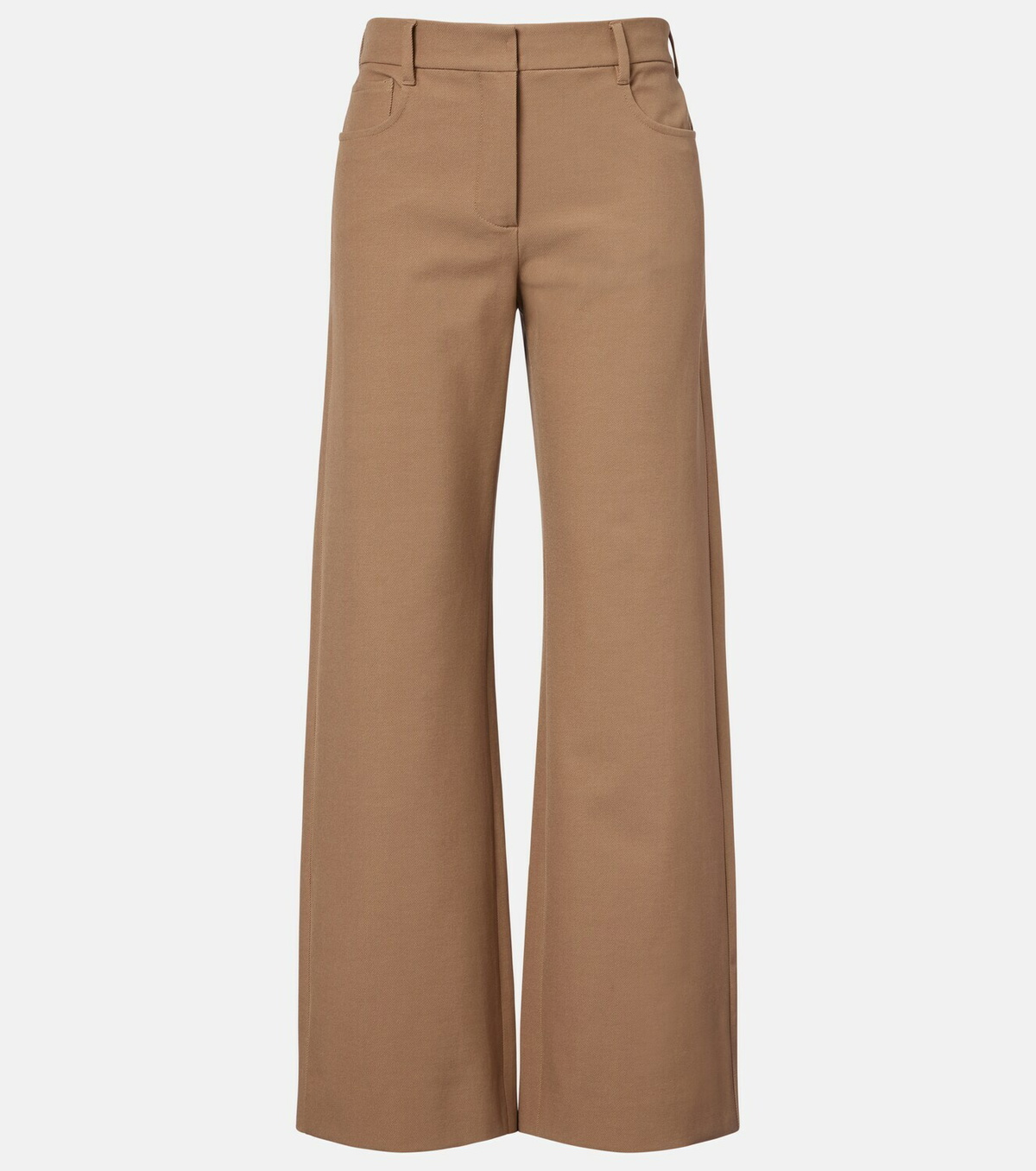 'S Max Mara Cotton-blend wide-leg pants