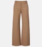'S Max Mara Cotton-blend wide-leg pants