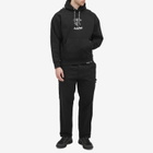 Men's AAPE Croc Chest Badge Hoody in Black