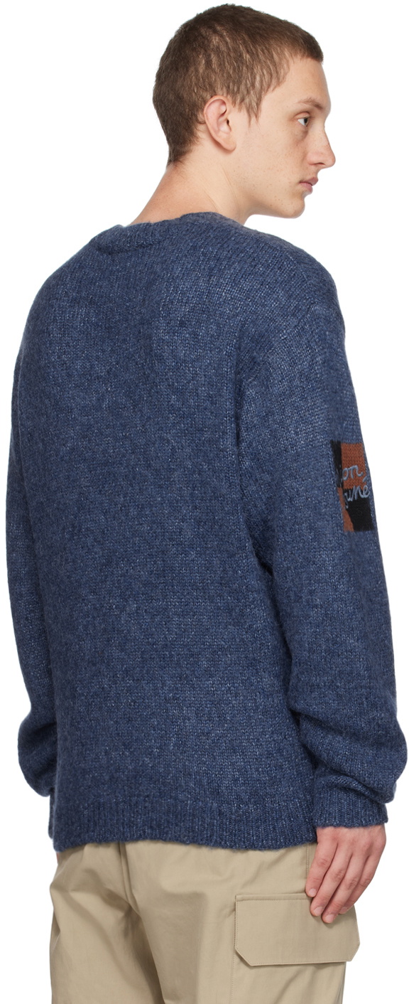 Maison Kitsuné Blue Fox Sweater