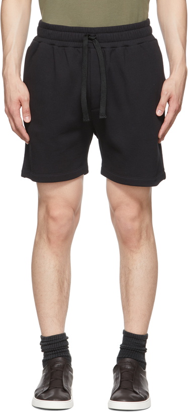 Photo: Ermenegildo Zegna Black Comfortional Shorts