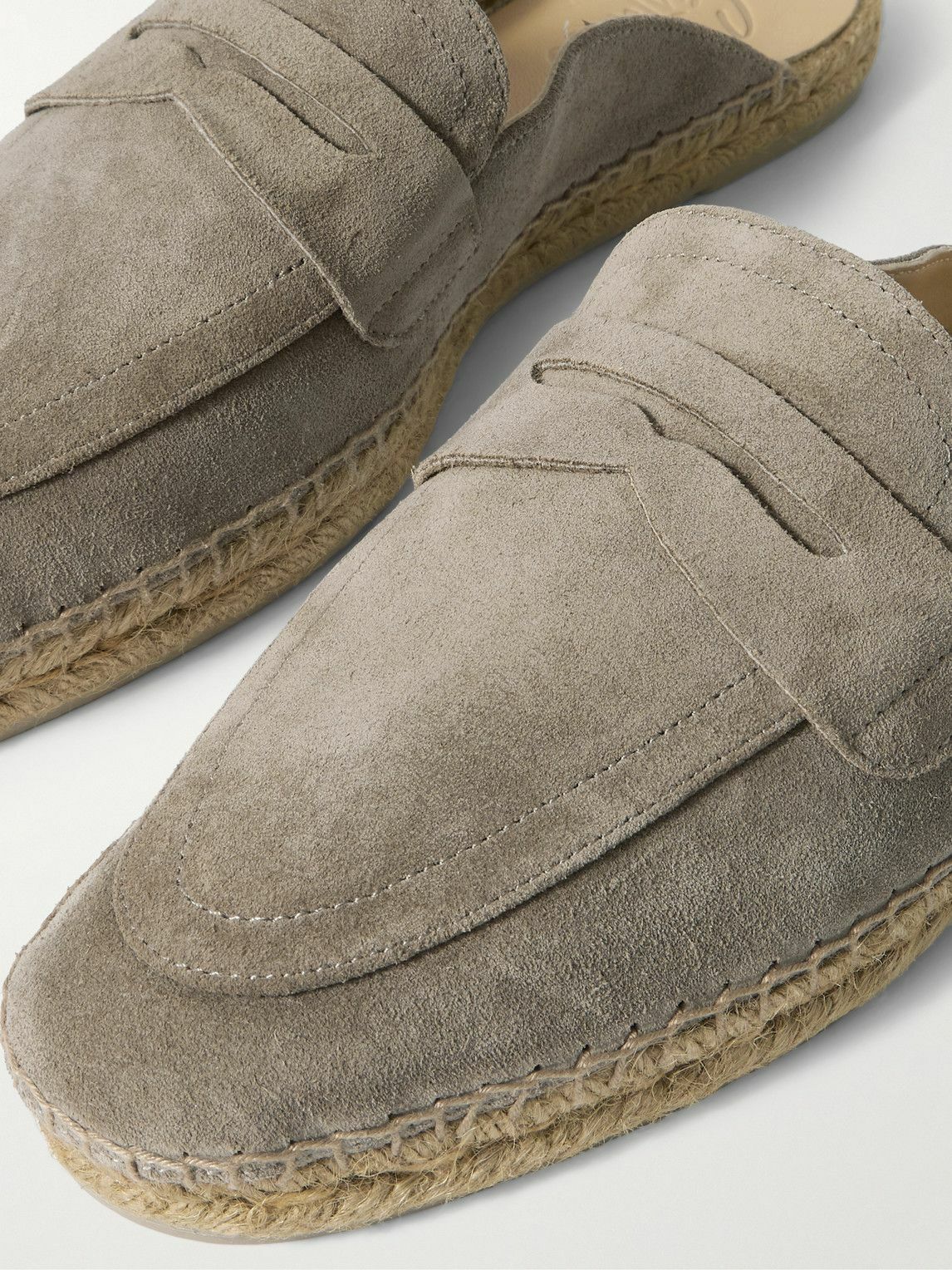 Castañer - Nando Suede Backless Espadrilles - Brown
