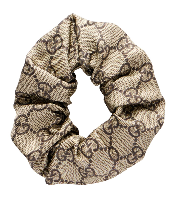 Photo: Gucci GG jacquard silk scrunchie