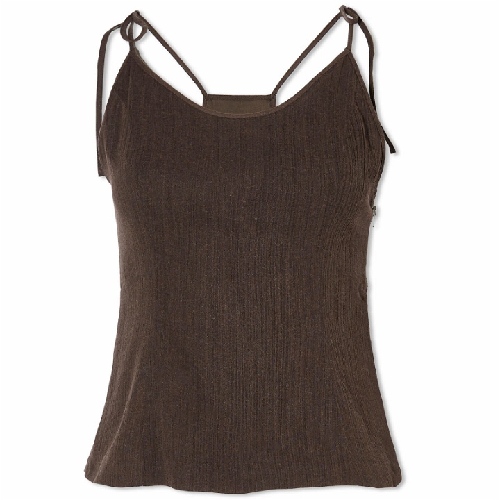 Photo: Our Legacy Women's Strin Tank Vest in Plum
