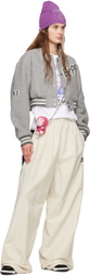 BAPE Gray BAPE STA Bomber Jacket