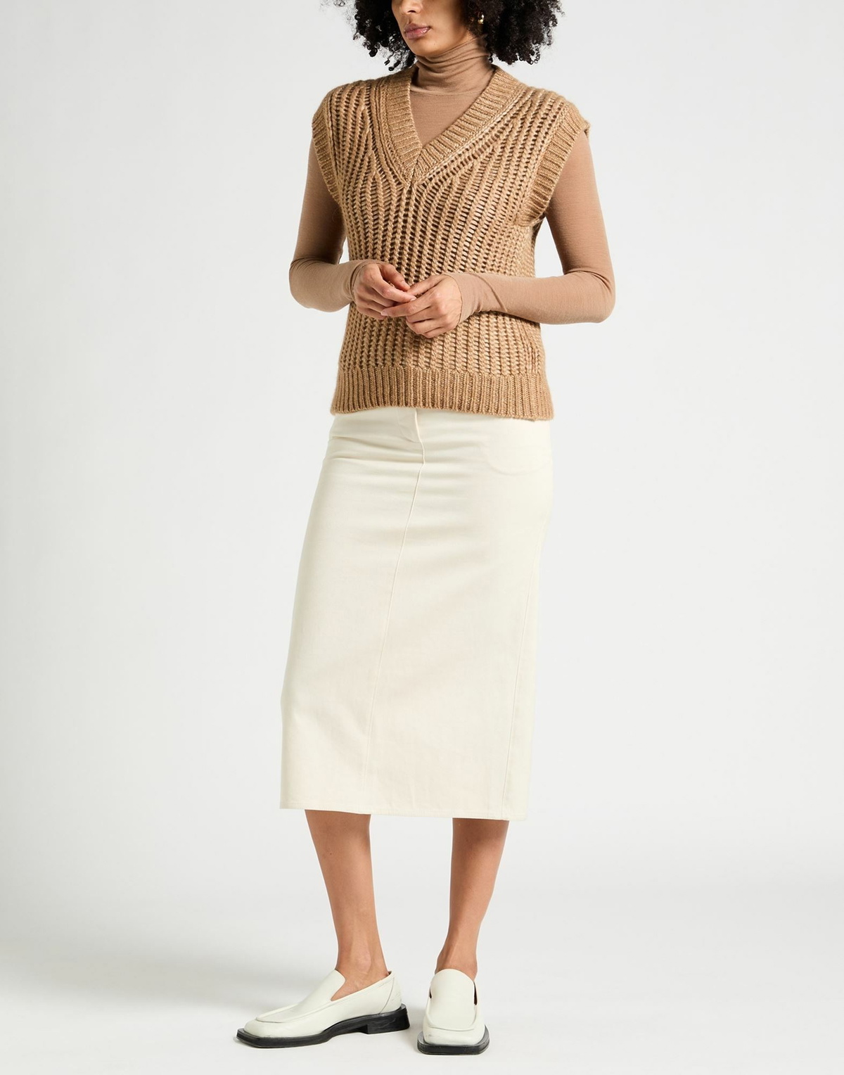 Peserico Womens Sweater Camel