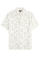 Paige Landon Printed Shirt Cream