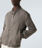 Zegna Linen bomber jacket