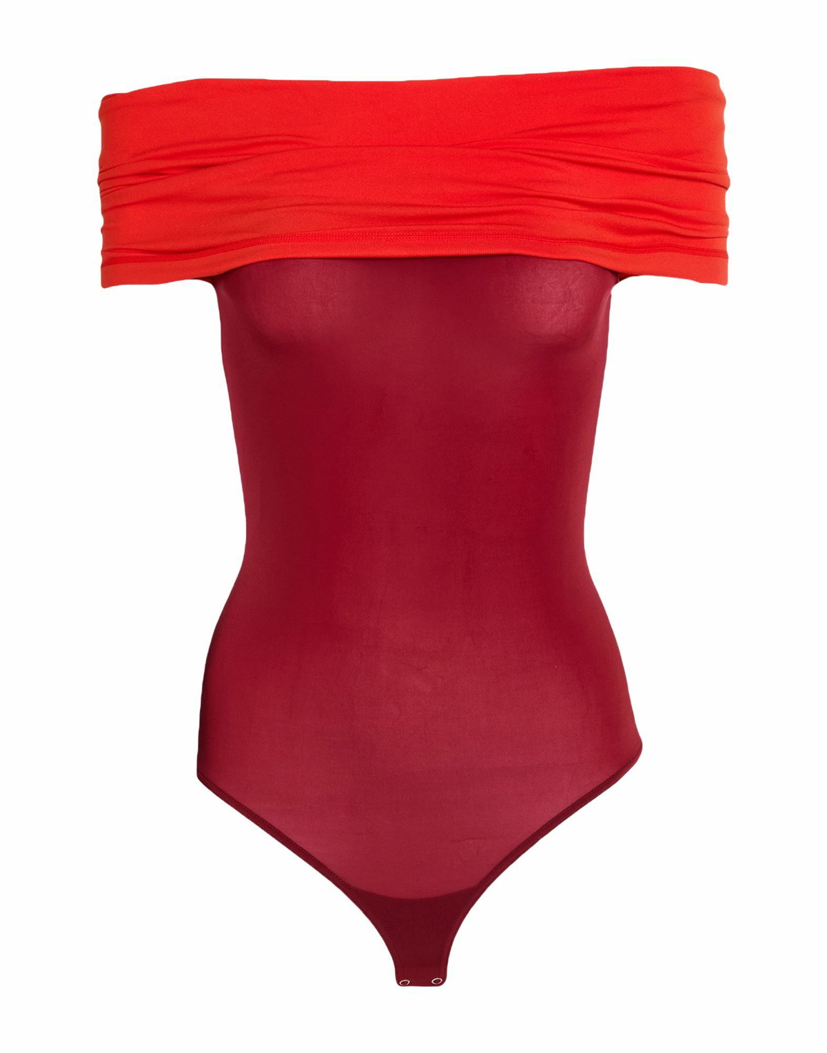 Wolford Womens Bodysuit in Tomato red
