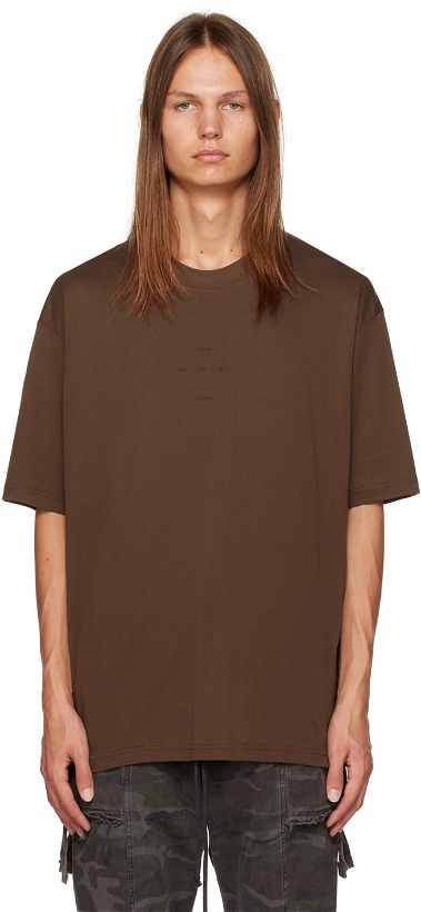 Photo: Song for the Mute Brown Oversized T-Shirt