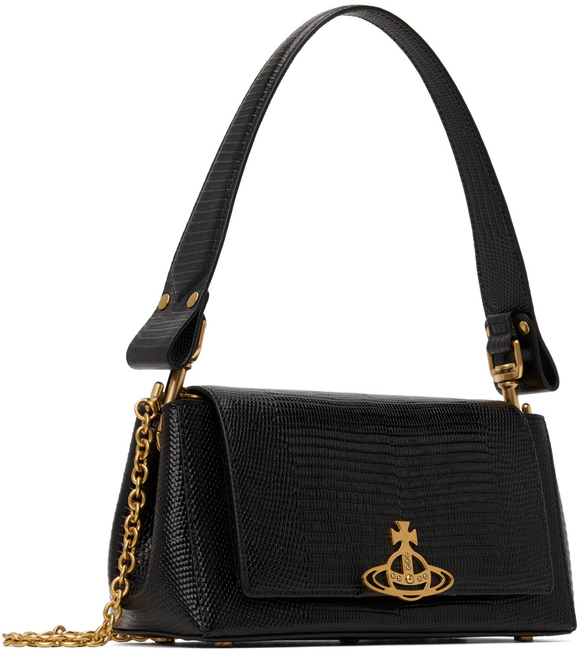 Vivienne Westwood Black Medium Hazel Bag Vivienne Westwood