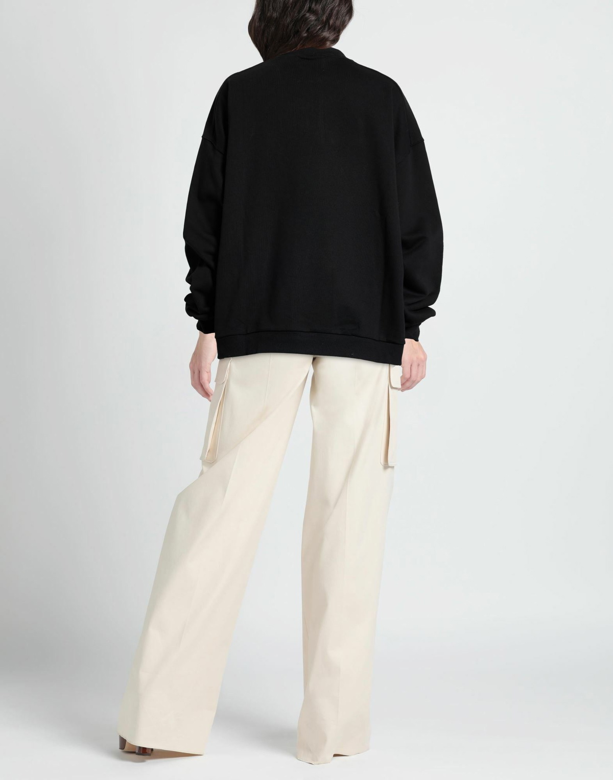 Shoe Womens Sweatshirt in Black