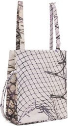 Serapis Purple Printed Tote