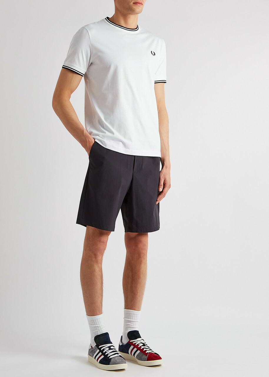 Fred Perry M1588 Cotton T-shirt White