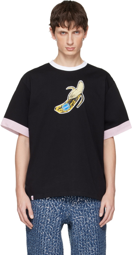 Photo: Charles Jeffrey LOVERBOY Black Turn Up T-shirt