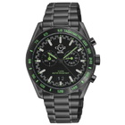 GV2 by Gevril Freccia Chronograph Quartz Black Dial Mens Watch 42903B
