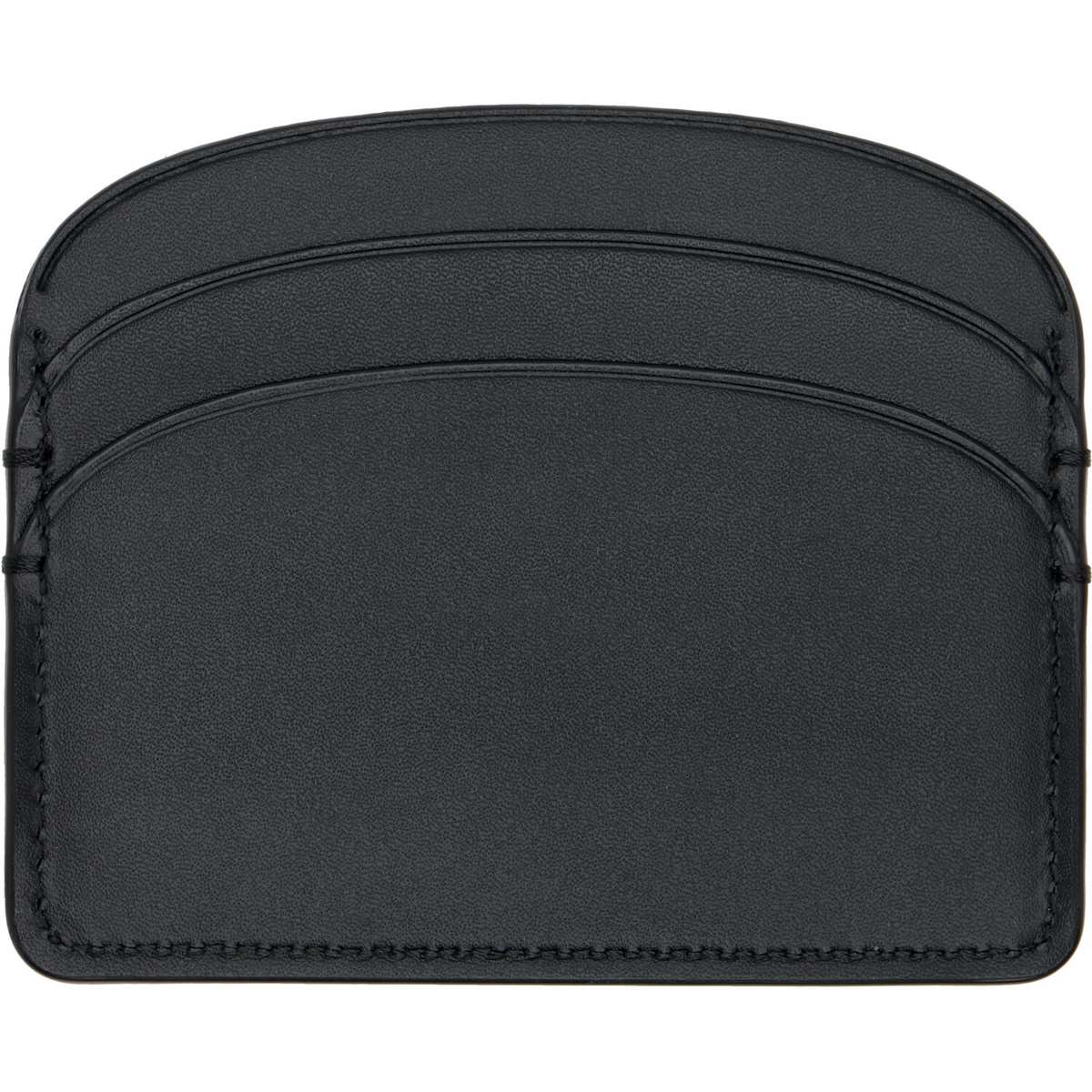 A.P.C. Black Demi-Lune Card Holder