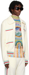 Casablanca Off-White Striped Jacket