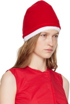 COLLEEN ALLEN SSENSE Exclusive Red Fleece Beanie