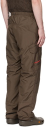 Robyn Lynch Brown Embroidered Cargo Pants