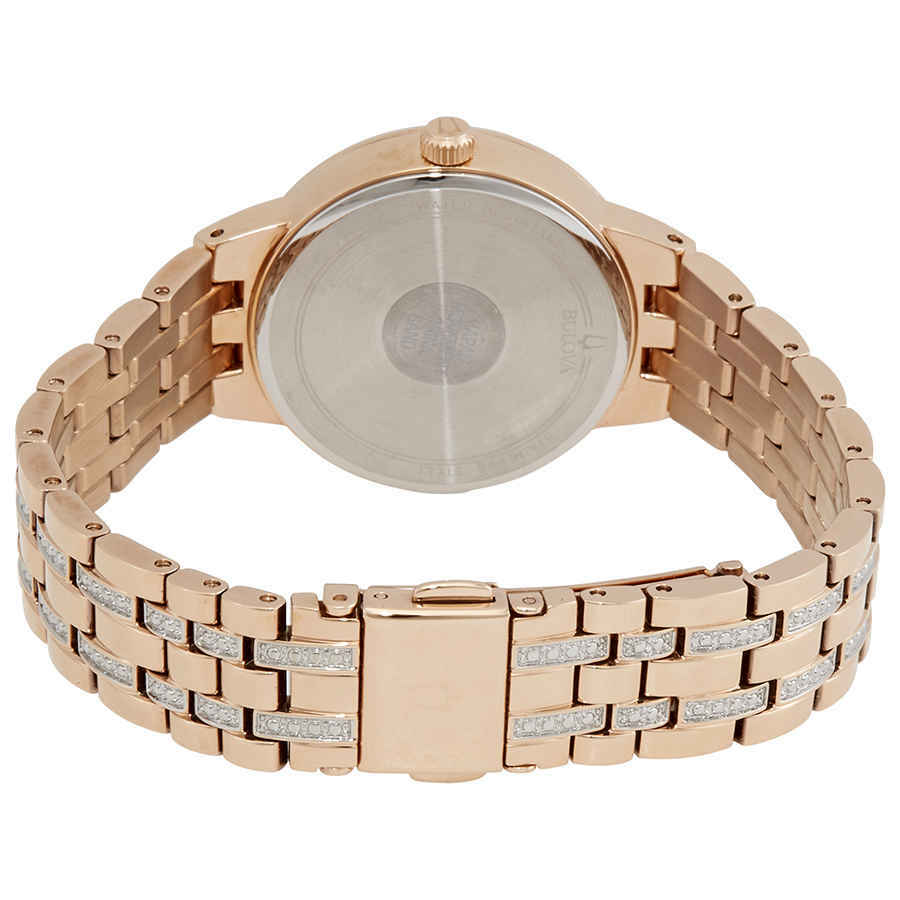 Bulova Phantom Crystal Rose Gold Dial Ladies Watch 98L266 Bulova