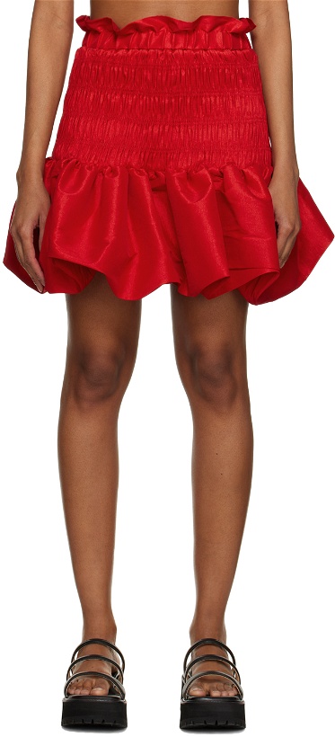 Photo: Kika Vargas SSENSE Exclusive Red Billie Miniskirt