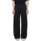 Casablanca Black Raised Monogram Track Pants