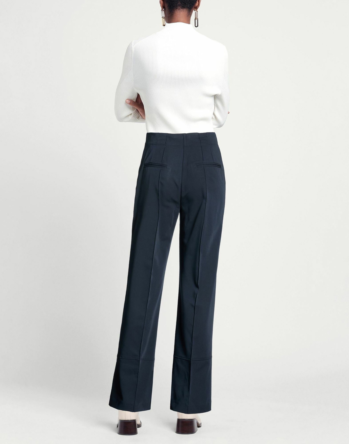 Alessia Santi Womens Pants in Navy