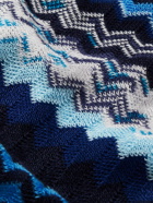 Missoni - Fringed Striped Crocheted Cotton Scarf