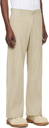 Tondolo Taupe Gilled Trousers