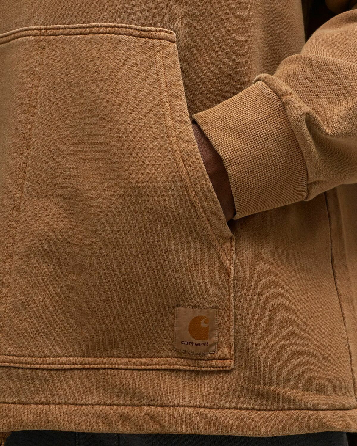 Carhartt Wip Hooded Arling Sweat Brown Hoodies Carhartt WIP