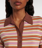 Faithfull Sable striped polo shirt