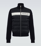 Moncler - Padded wool and down cardigan